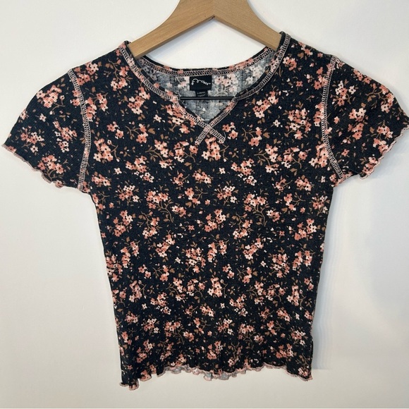 Bundle of Girls Art Class Tops, Sz Large 10/12, Pink Hearts, Green, Black Floral - Picture 12 of 14